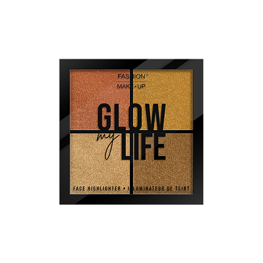 Fashion Make Up - Palette illuminateur "Glow my life" N°01 Gold