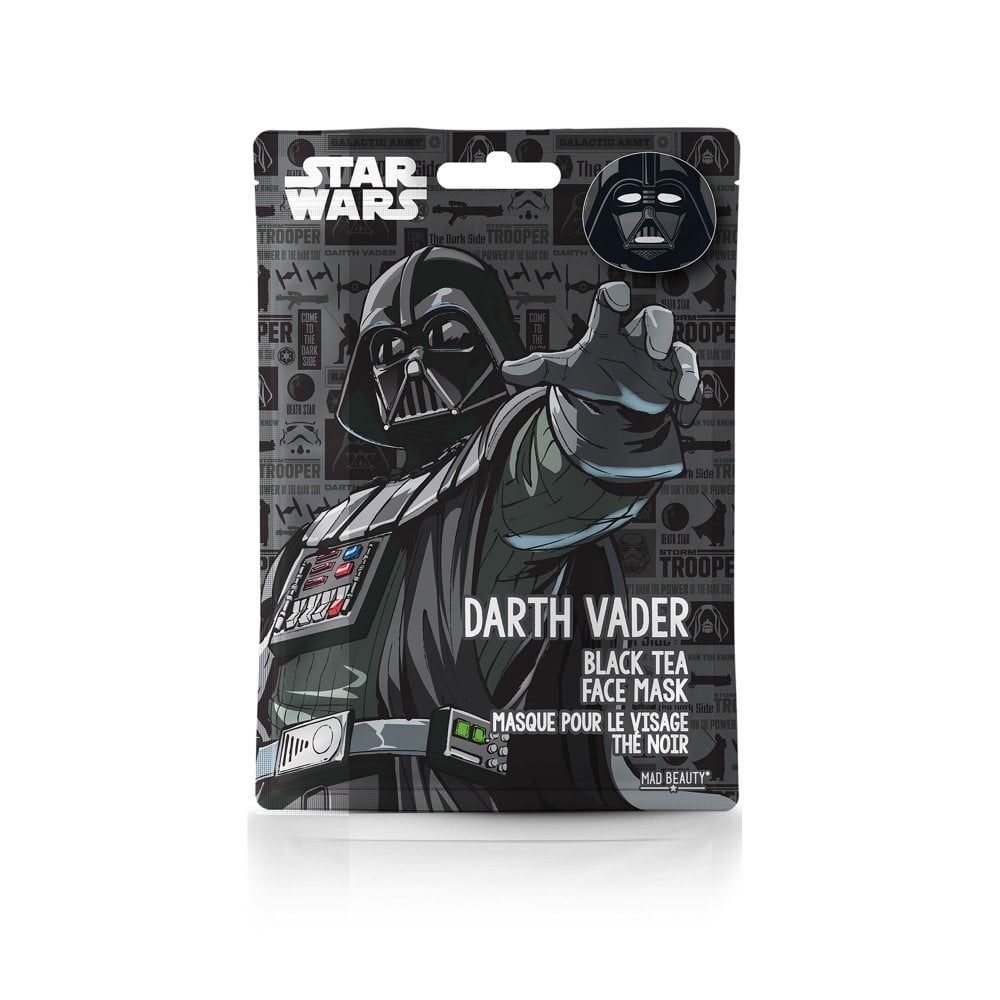 Mad Beauty - Masque en tissu pour le visage Dark Vador au Thé Noir Star Wars - 25 ml