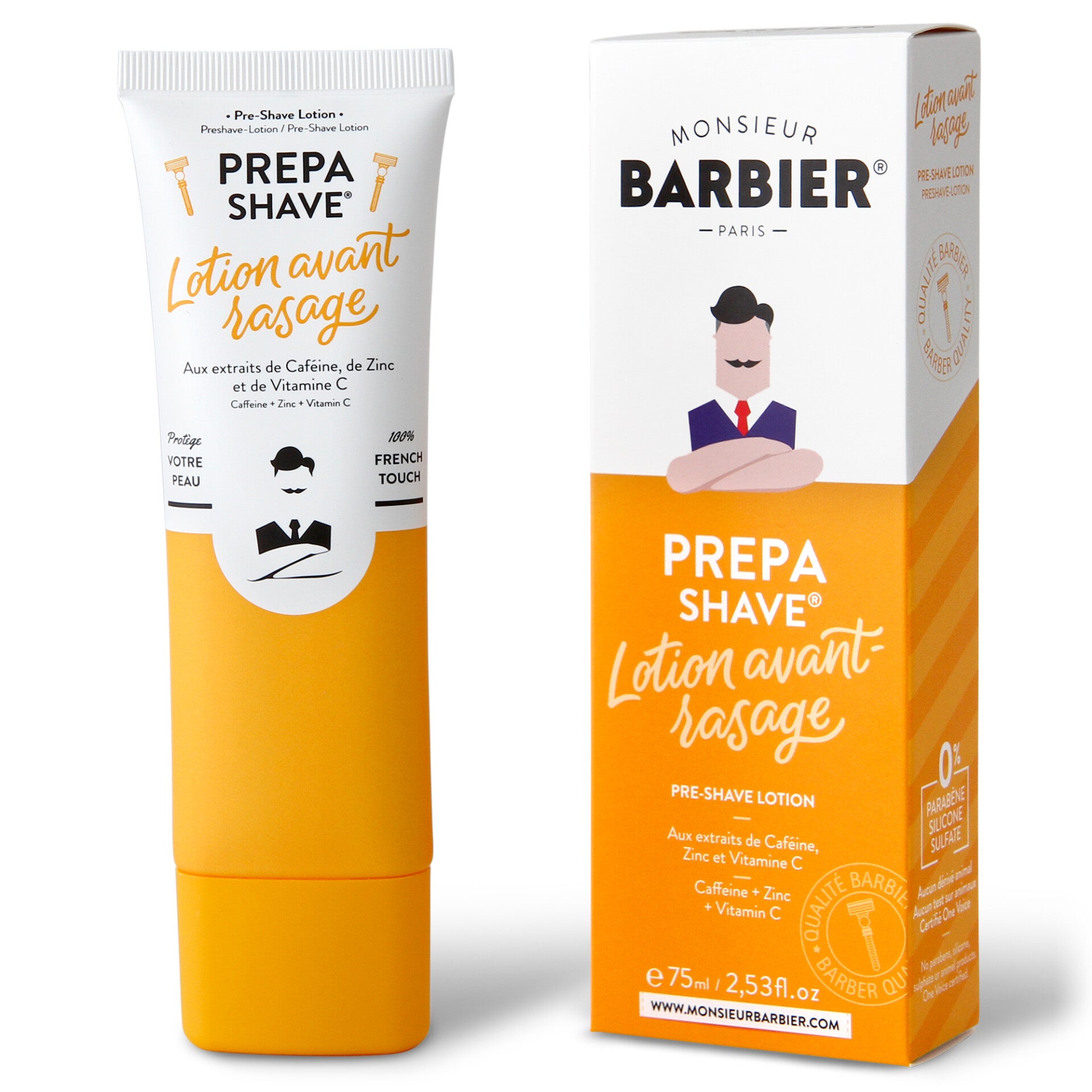 Monsieur Barbier - Lotion avant rasage Prepa Shave - 75 ml