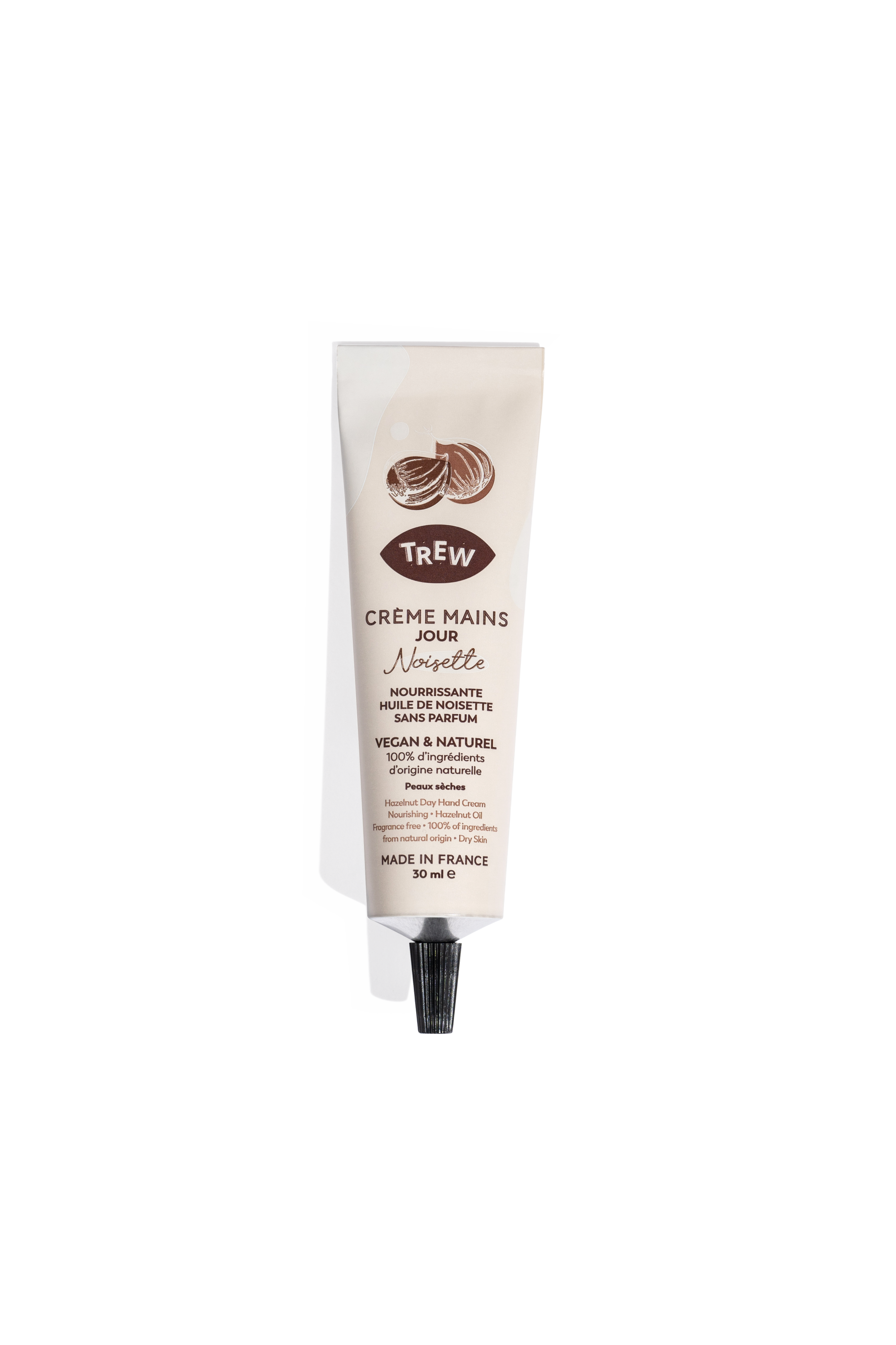 Trew Cosmetic - Crème mains jour à la Noisette - 30 ml
