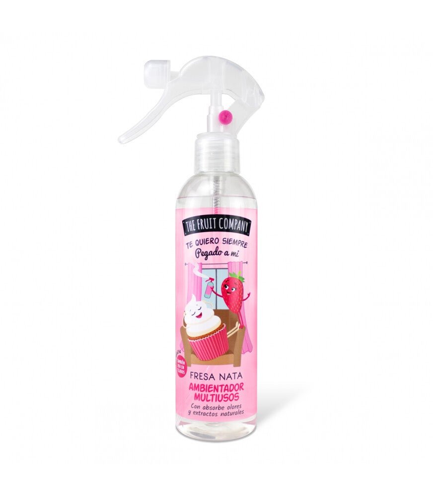 The Fruit Company - Spray désodorisant liquide Fraise Chantilly - 250 ml