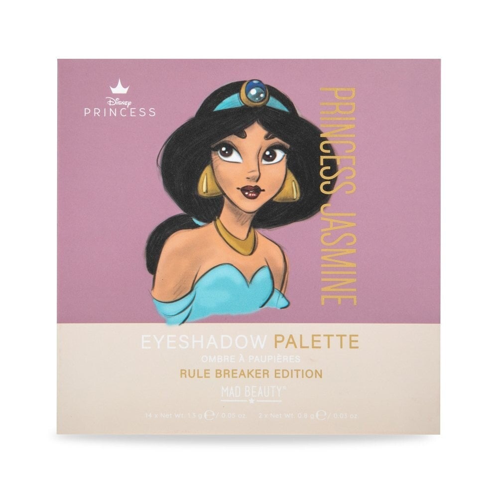 Mad Beauty - Palette d'ombres à paupières 16 nuances Jasmine Disney Pure Princesse