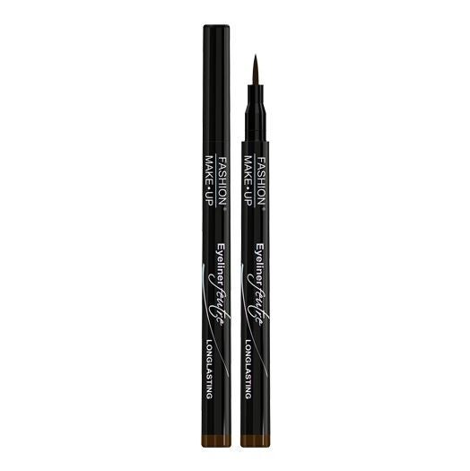 Fashion Make Up - Eyeliner feutre longue tenue N°02 Brun - 1 ml