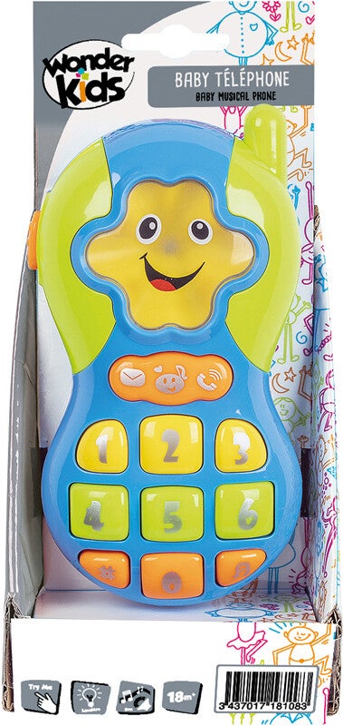 Wonderkids - Téléphone musical et lumineux