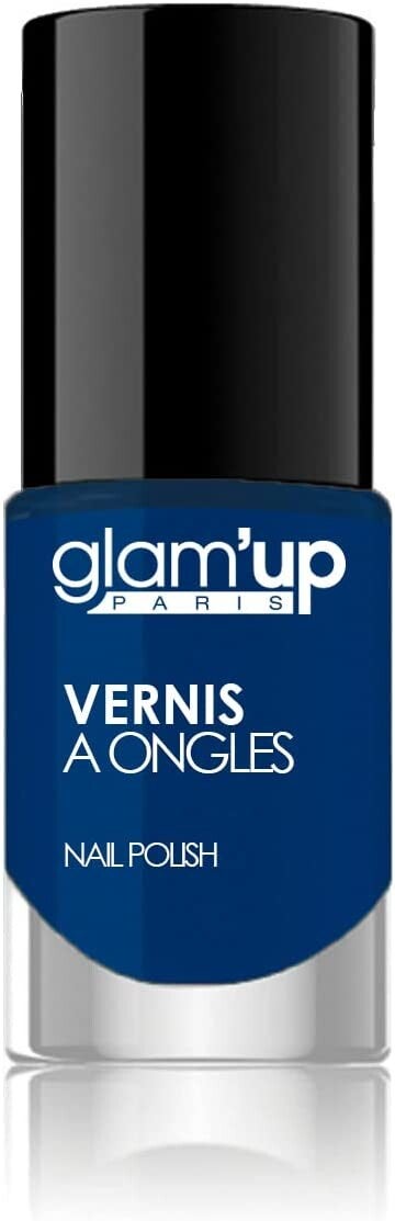 Glam'Up - Vernis à ongles longue tenue N°121 Bleu Jean - 10,5 ml