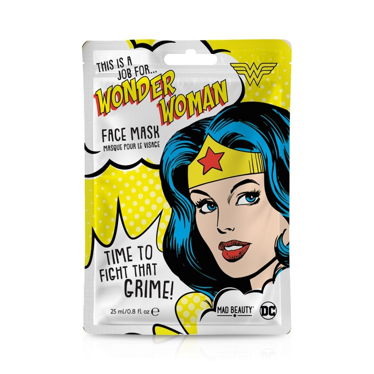 Mad Beauty - Masque en tissu pour le visage Wonder Woman à la Pastèque DC Comics - 25 ml
