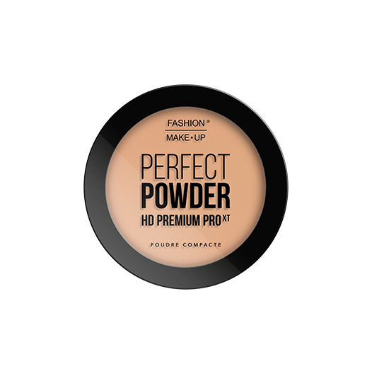 Fashion Make Up - Poudre compacte "HD Premium Pro" N°04 Beige ambré