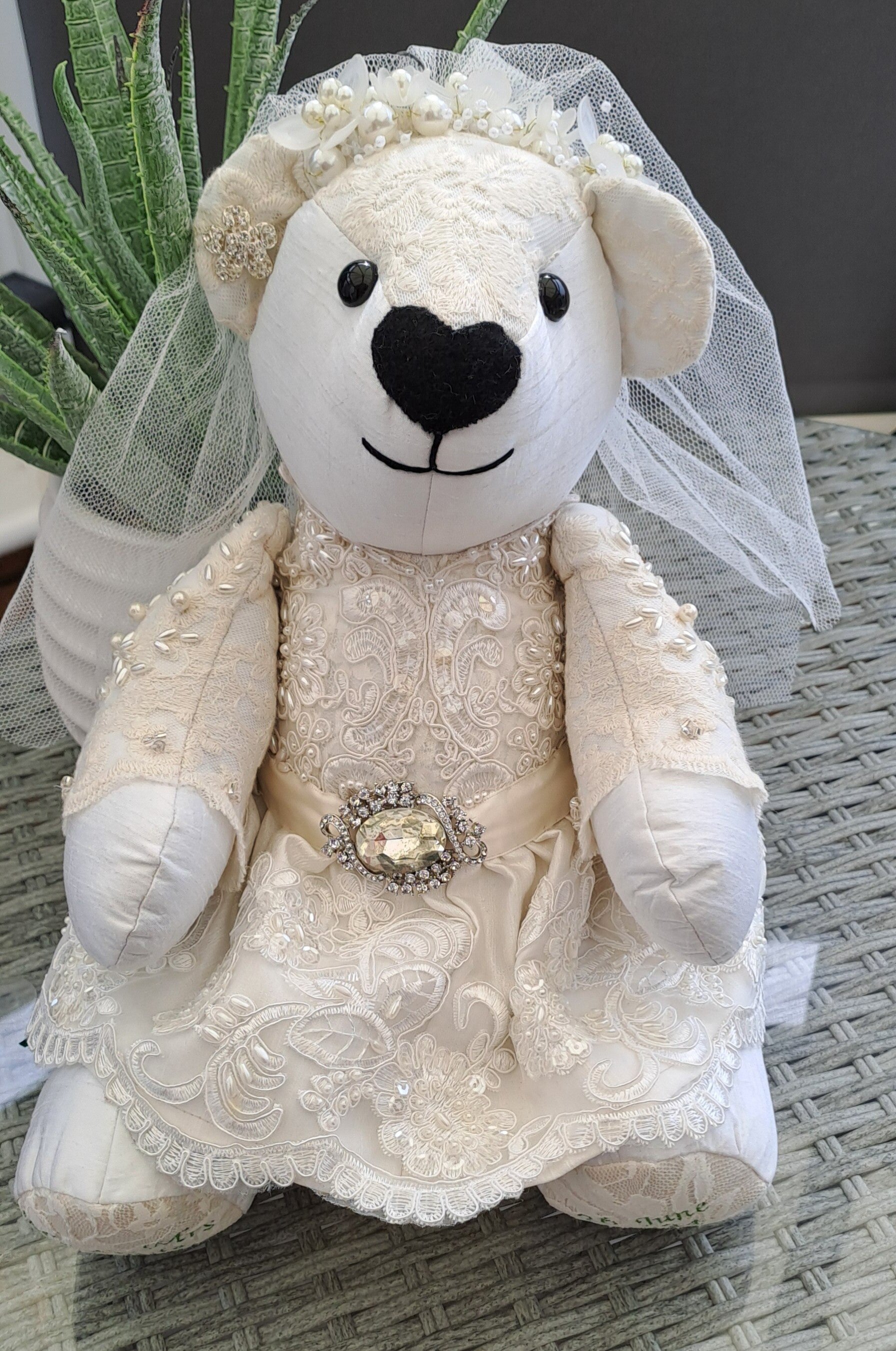Bridal Memory Bear