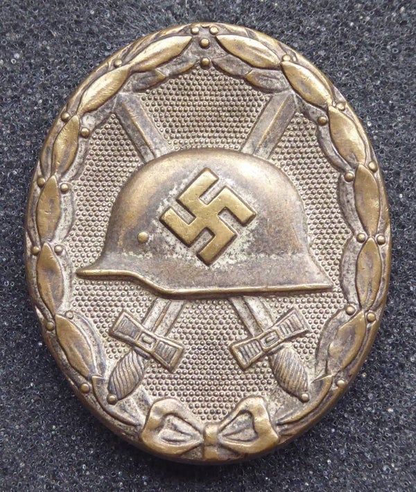 SOLD Silver Wound Badge by S&L "4"