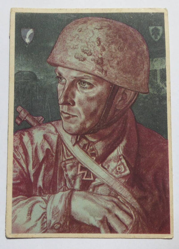 SOLD Willrich Postcard 'Ritterkreuzträger Hauptmann Witzig'