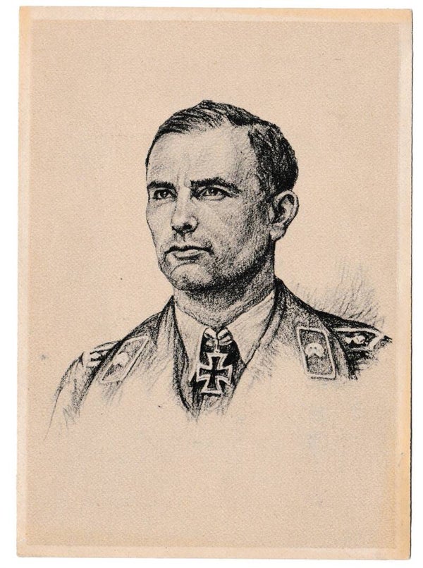 Postcard "Ritterkreuzträgers des Heeres" Hans Limmer