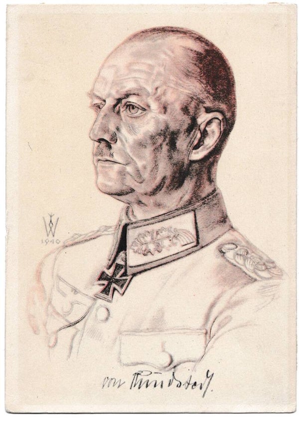 Willrich Postcard 'Ritterkreuzträger Generaloberst Von Rundstedt'