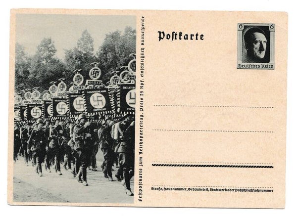 Postcard 'Zum Reichsparteitag (Nürnberg 1937)'