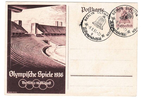 Postcard 'Olympische Spiele 1936'