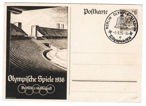 Postcard 'Olympische Spiele 1936'