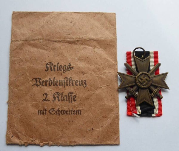 KVK 2nd Class with Swords & Packet by Paul Meybauer