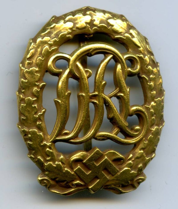 SOLD DRL Sport Badge in Gold by Wernstein