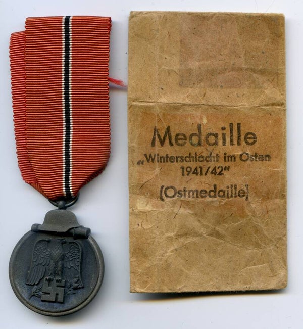 East Front Medal with pouch by Steinhauer & Lück