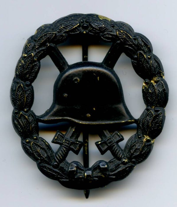 WW1 Black Wound Badge Cut-Out