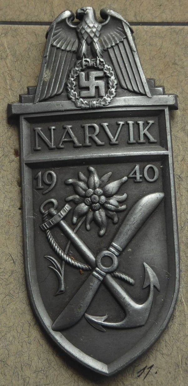 SOLD Narvik Shield by Wilhelm Deumer