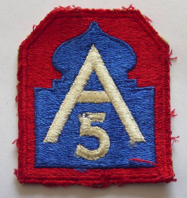 SOLD WW2 5th Army Patch