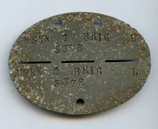 SOLD Erkennungsmarke "NSKK 1 Brig L"