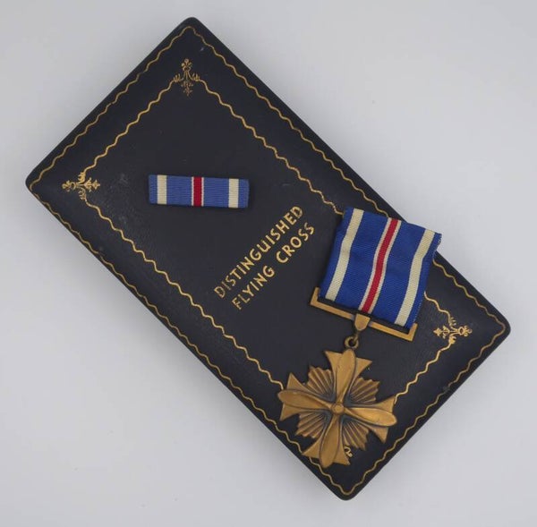 SOLD WW2 Cased Distinguished Flying Cross