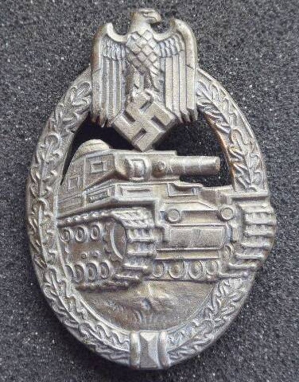SOLD Panzer Assault Badge in Bronze by Alois Rettenmaier