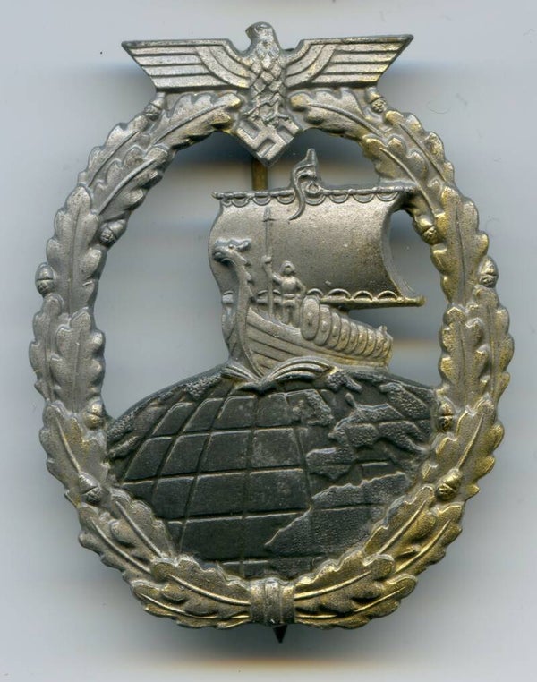 SOLD Auxiliary Cruiser Badge by Rudolf Souval