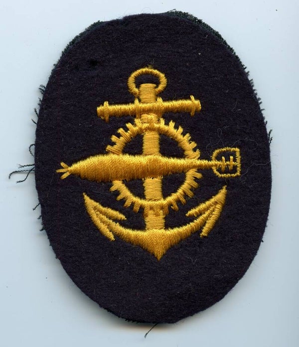 KM Torpedo Mechanic NCO's Career Sleeve Badge