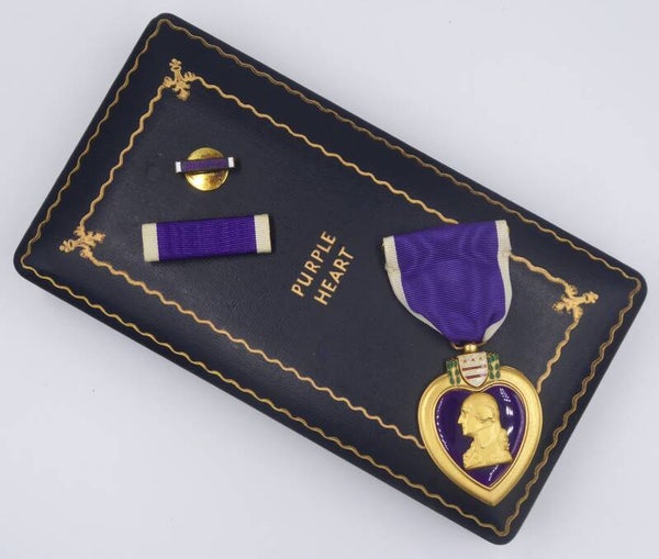 WW2 Cased Purple Heart Medal