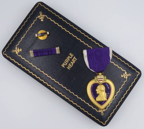 WW2 Cased Purple Heart Medal
