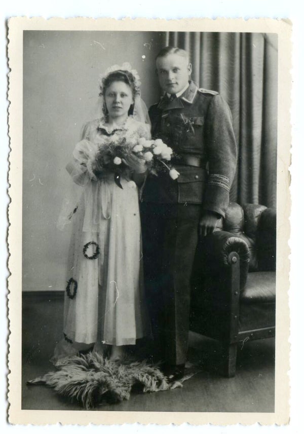 Wedding Portrait Photo (Feldgendarmerie Cufftitle)