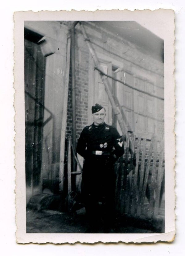 Waffen-SS Panzer Portrait Photo