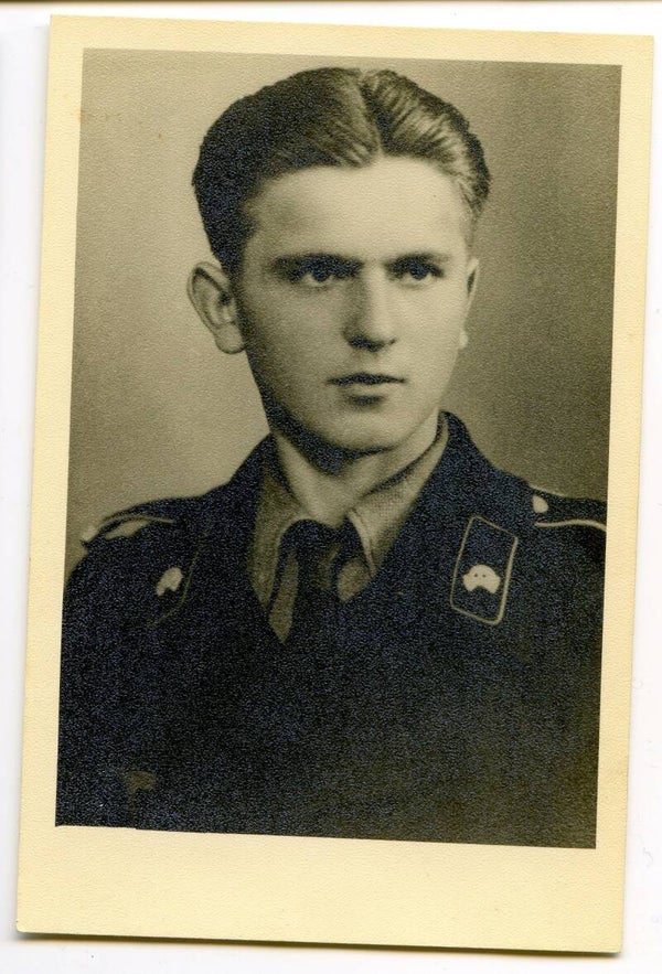 Portrait Photo Panzer Crew Member