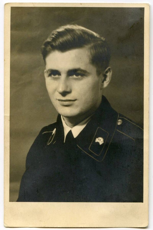 Portrait Photo Panzer Crew Member