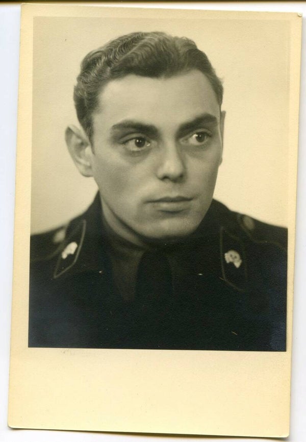 Portrait Photo Panzer Crew Member