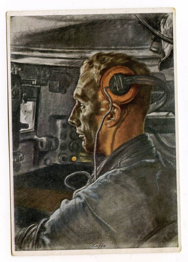 Willrich Postcard 'Ein Panzer-Fahrer'