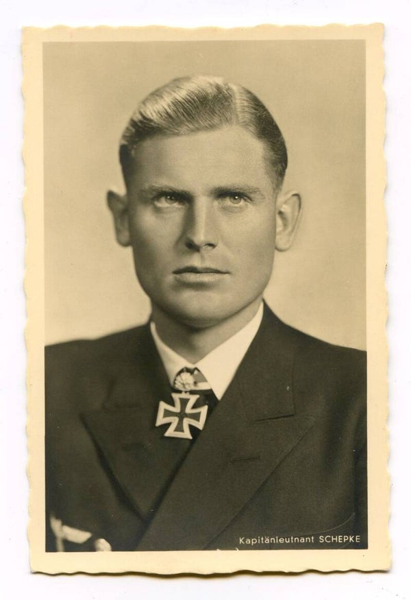 Postcard 'Kapitanleutnant Schepke'