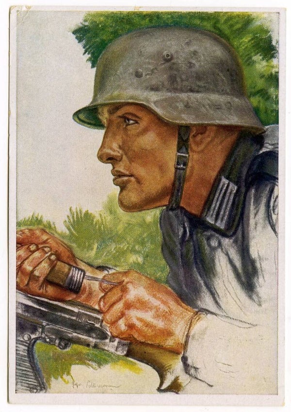 Willrich Postcard 'Ein Panzer-Pionier'