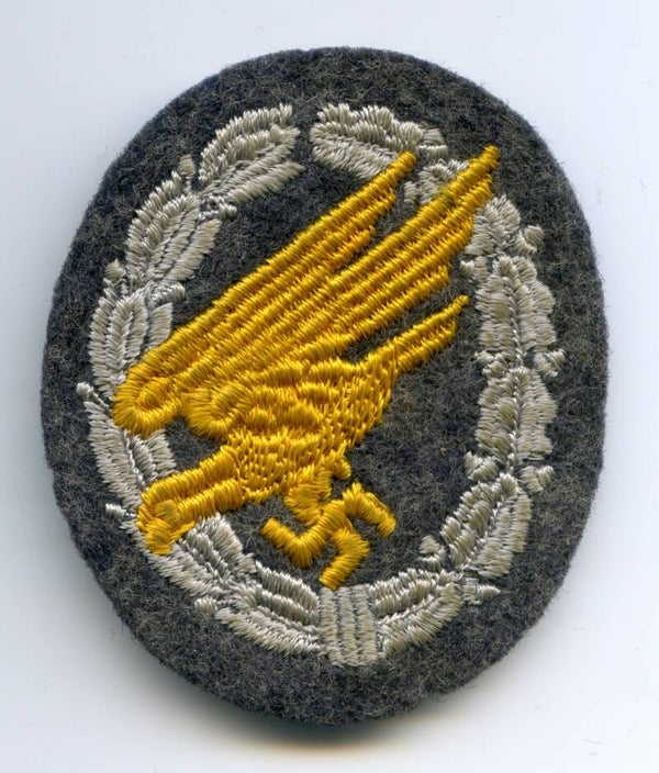 Cloth Luftwaffe Paratrooper Badge