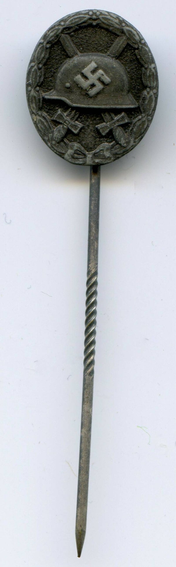 Silver Wound Badge Stickpin