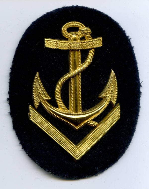 KM Senior Boatswain NCO's Career Sleeve Badge