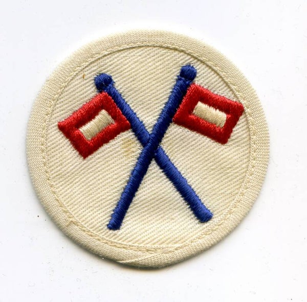 KM Signals EM's Career Sleeve Badge