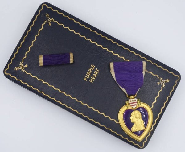 WW2 Cased Purple Heart Medal