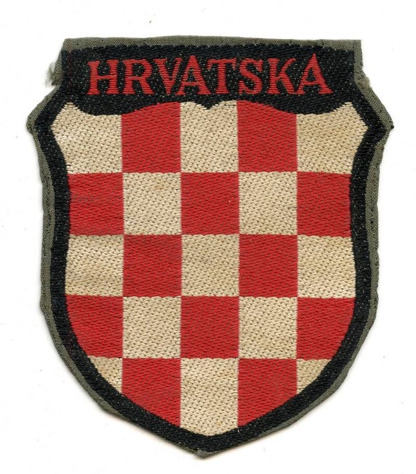 Worn BeVo 'Hrvatska' Volunteer Sleeve Shield