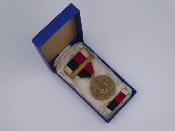 WW2 Cased Navy Occupation Medal with Europe Clasp