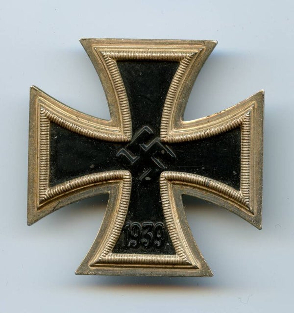 Iron Cross 1st Class by Friedrich Orth "L15"