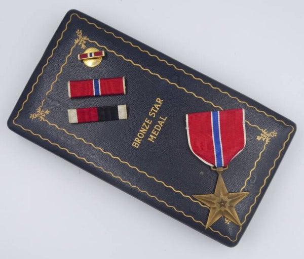 WW2 Cased & Named Bronze Star Medal, 3rd Infantry Division (POW at Anzio, 1944)
