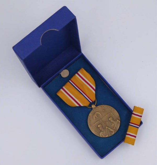 MINT WW2 Cased Asiatic Pacific Campaign Medal